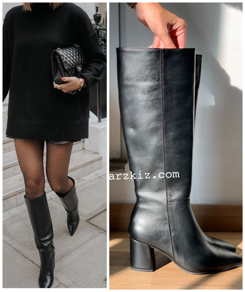 VENÜS SİYAH ÇİZME